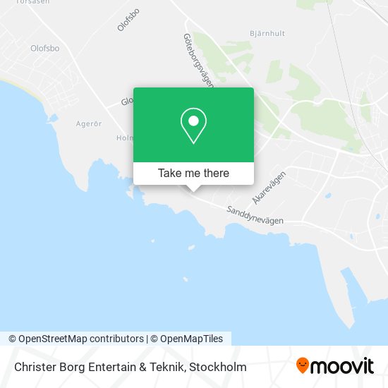 Christer Borg Entertain & Teknik map