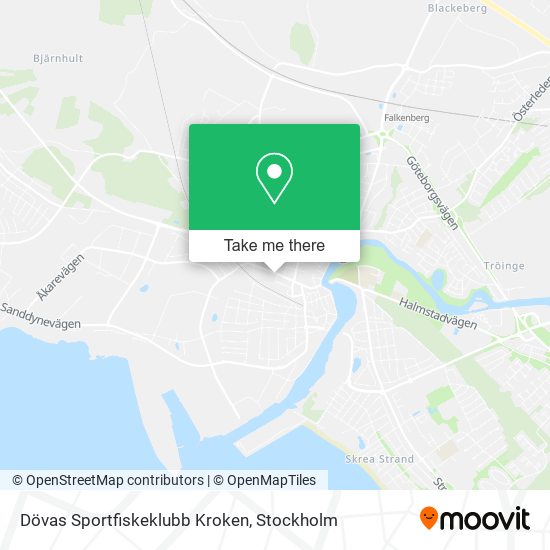 Dövas Sportfiskeklubb Kroken map