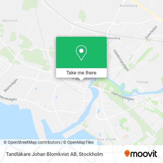 Tandläkare Johan Blomkvist AB map