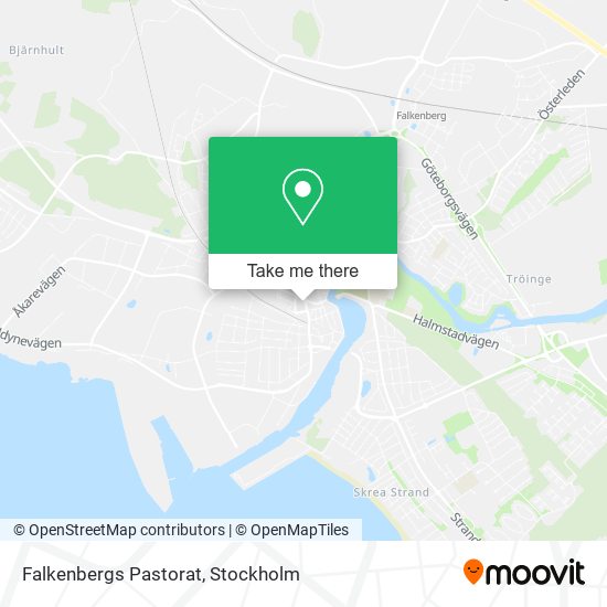 Falkenbergs Pastorat map