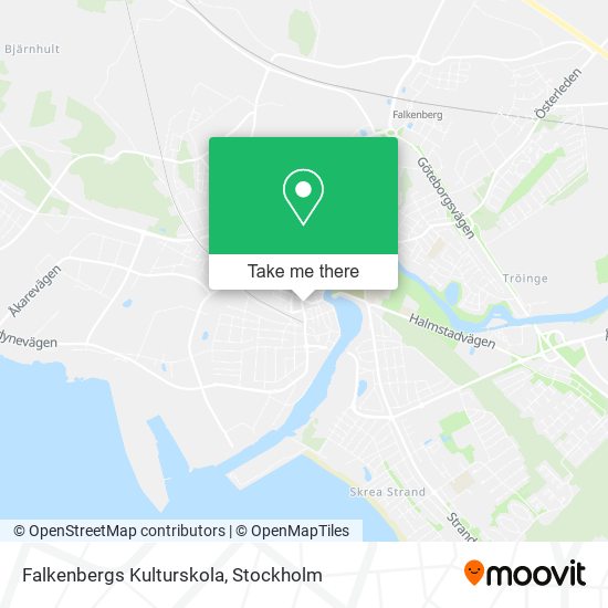 Falkenbergs Kulturskola map