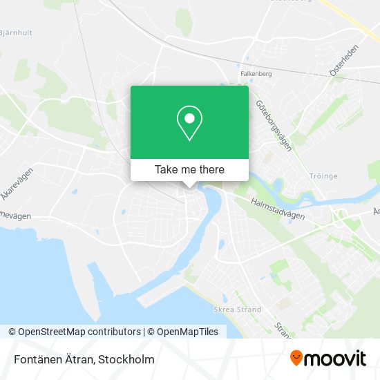 Fontänen Ätran map