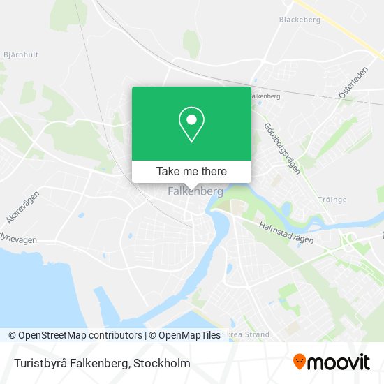 Turistbyrå Falkenberg map