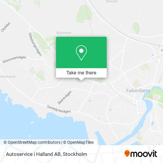 Autoservice i Halland AB map