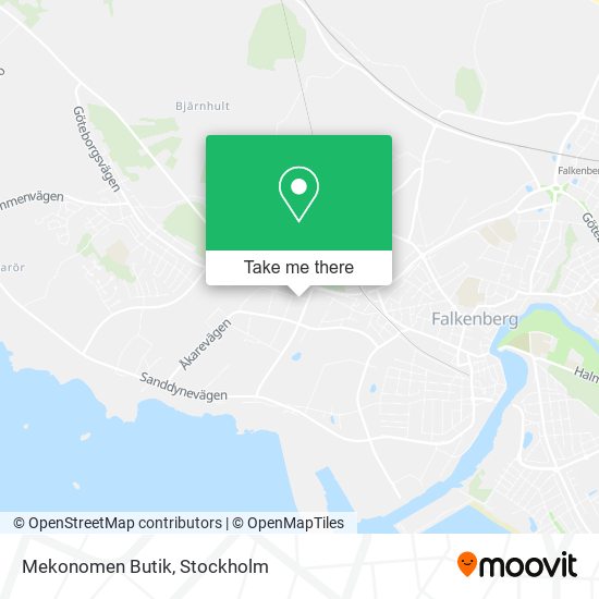 Mekonomen Butik map