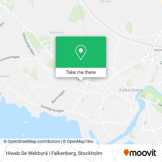 Hiweb.Se Webbyrå i Falkenberg map