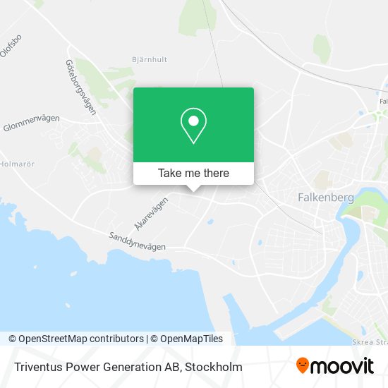 Triventus Power Generation AB map