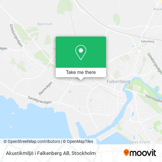 Akustikmiljö i Falkenberg AB map