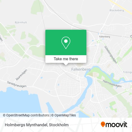 Holmbergs Mynthandel map