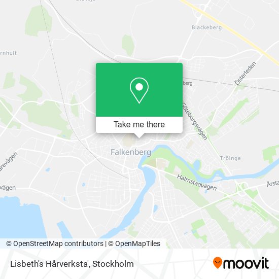 Lisbeth's Hårverksta' map