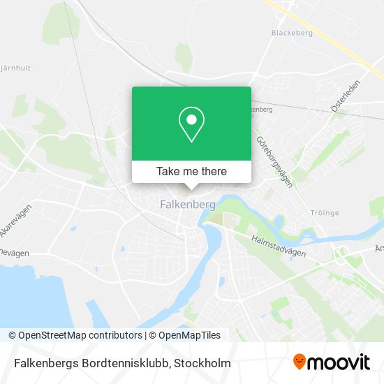 Falkenbergs Bordtennisklubb map