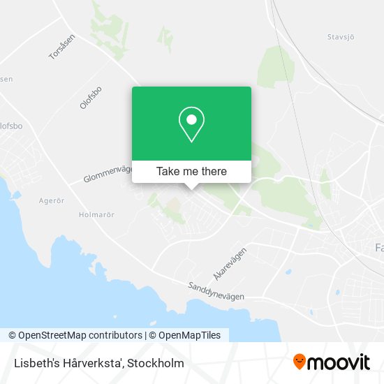 Lisbeth's Hårverksta' map