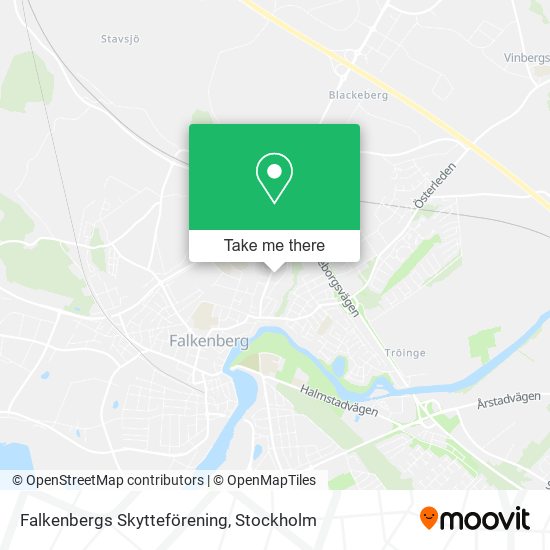 Falkenbergs Skytteförening map