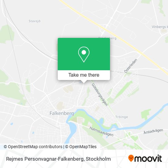 Rejmes Personvagnar-Falkenberg map