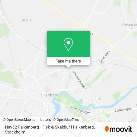 Hav52 Falkenberg - Fisk & Skaldjur i Falkenberg map