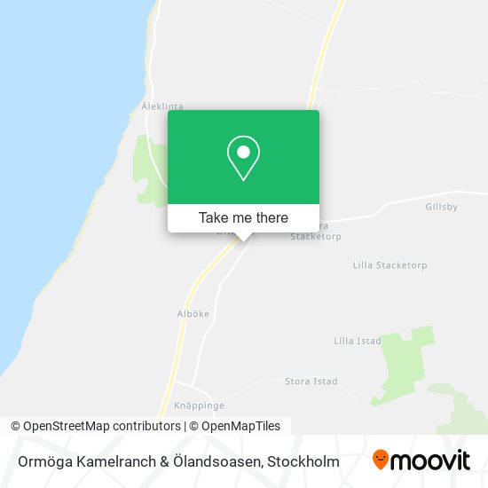 Ormöga Kamelranch & Ölandsoasen map