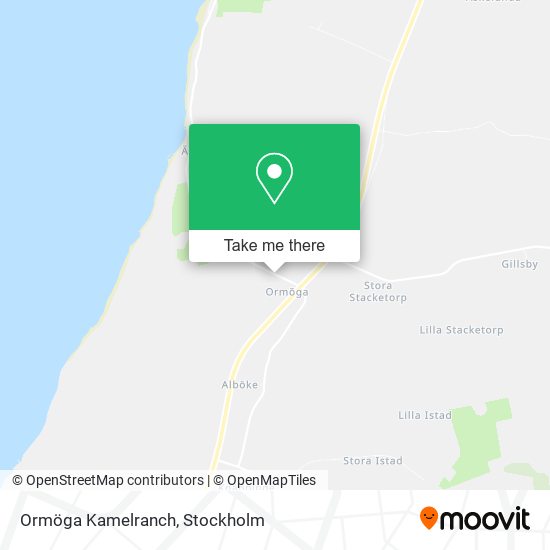 Ormöga Kamelranch map