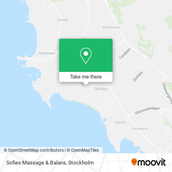 Sofies Massage & Balans map