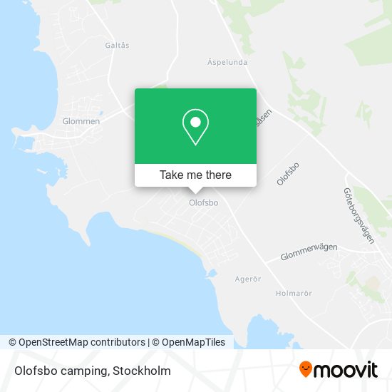 Olofsbo camping map