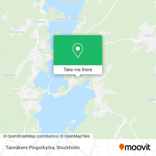 Tannåkers Pingstkyrka map