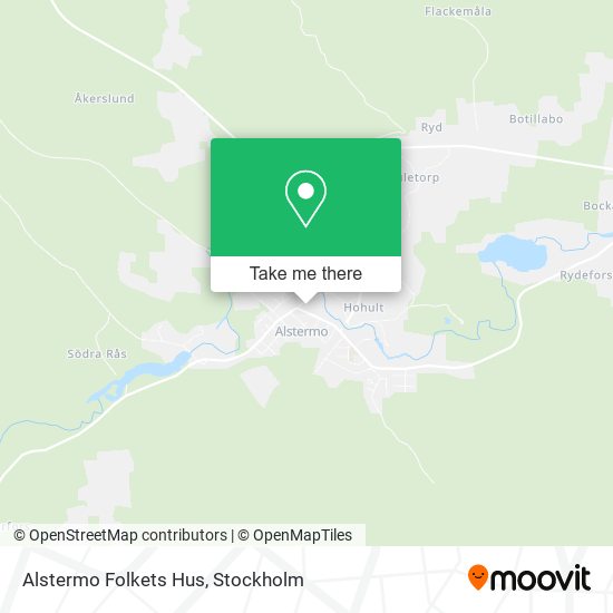 Alstermo Folkets Hus map