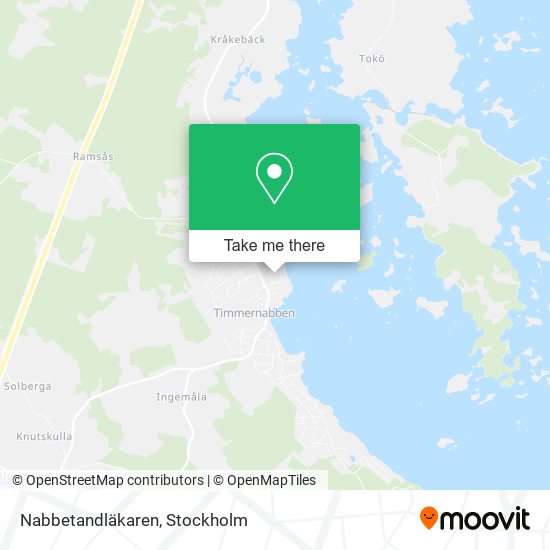 Nabbetandläkaren map