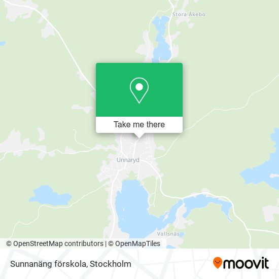 Sunnanäng förskola map