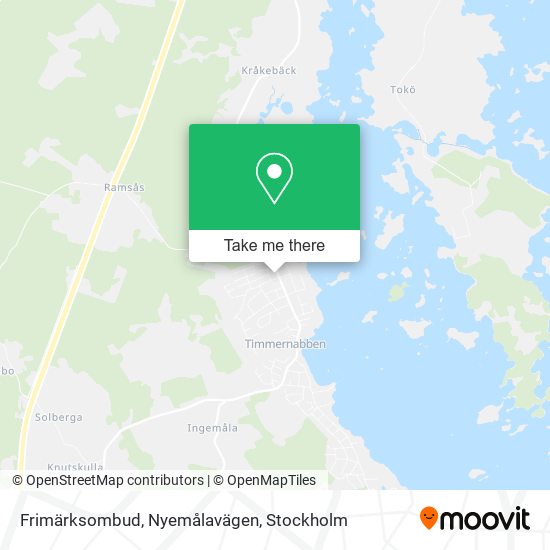 Frimärksombud, Nyemålavägen map