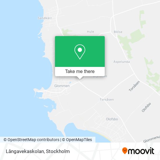 Långavekaskolan map