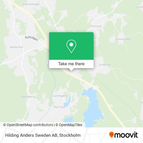 Hilding Anders Sweden AB map