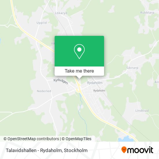 Talavidshallen - Rydaholm map