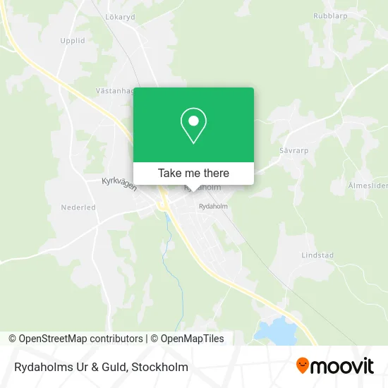 Rydaholms Ur & Guld map