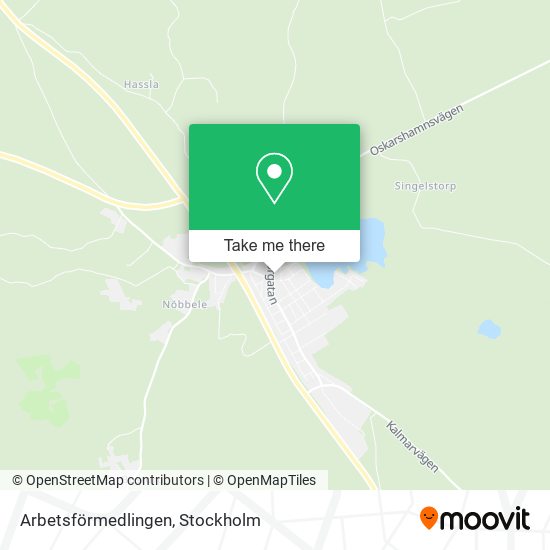 Arbetsförmedlingen map