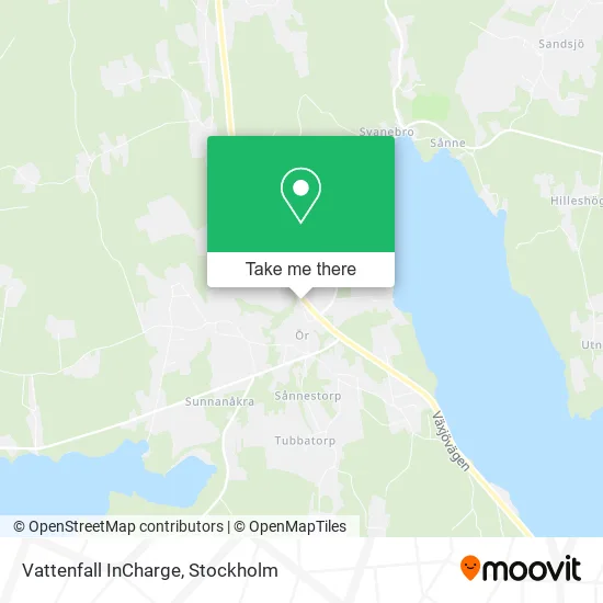 Vattenfall InCharge map
