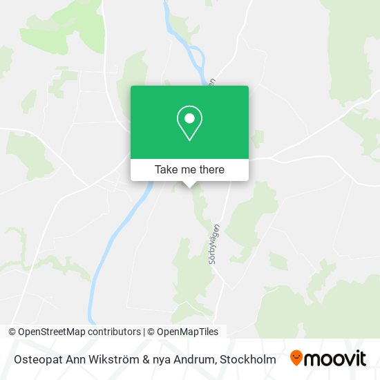 Osteopat Ann Wikström & nya Andrum map