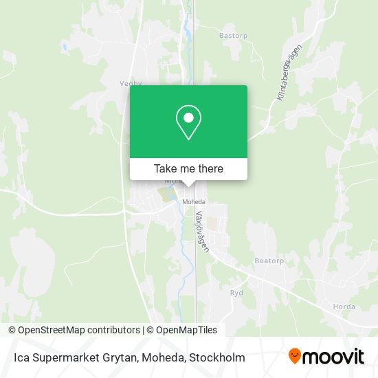 Ica Supermarket Grytan, Moheda map