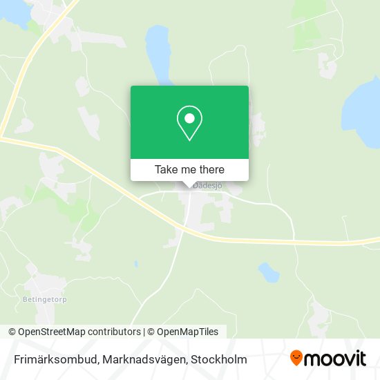 Frimärksombud, Marknadsvägen map