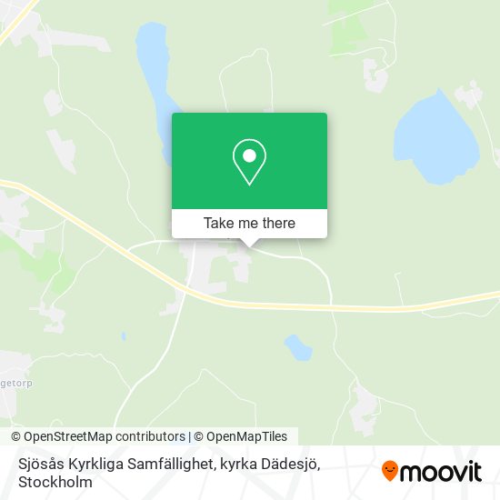 Sjösås Kyrkliga Samfällighet, kyrka Dädesjö map