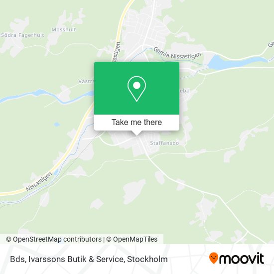 Bds, Ivarssons Butik & Service map
