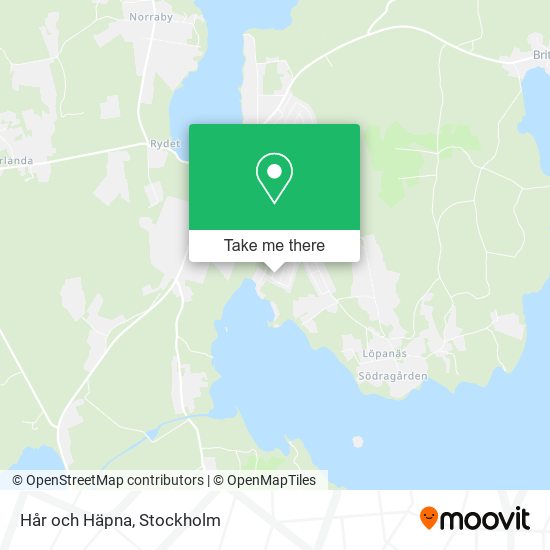 Hår och Häpna map