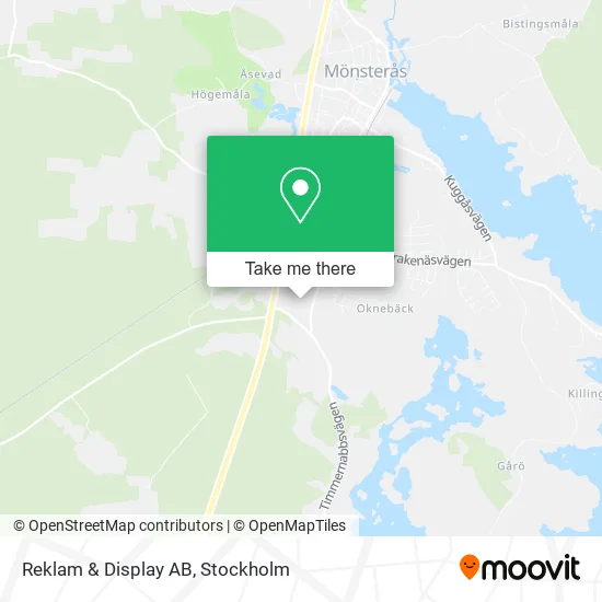 Reklam & Display AB map