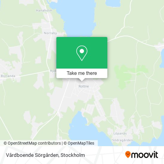 Vårdboende Sörgården map