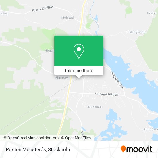 Posten Mönsterås map