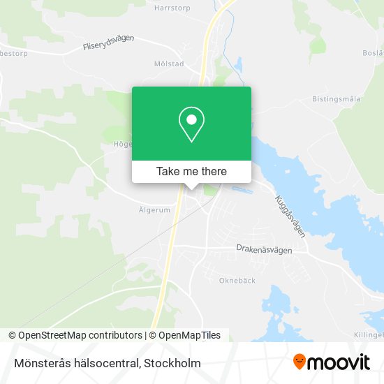 Mönsterås hälsocentral map