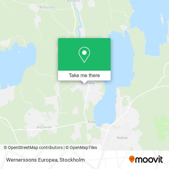 Wernerssons Europea map