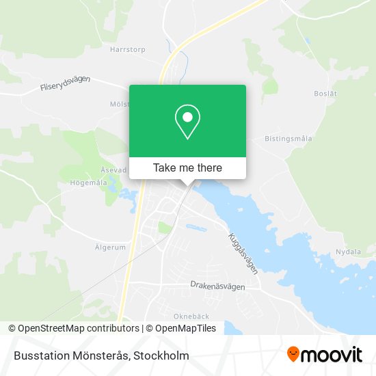 Busstation Mönsterås map