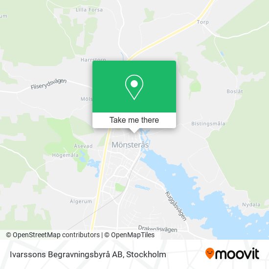 Ivarssons Begravningsbyrå AB map