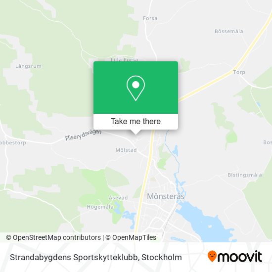 Strandabygdens Sportskytteklubb map