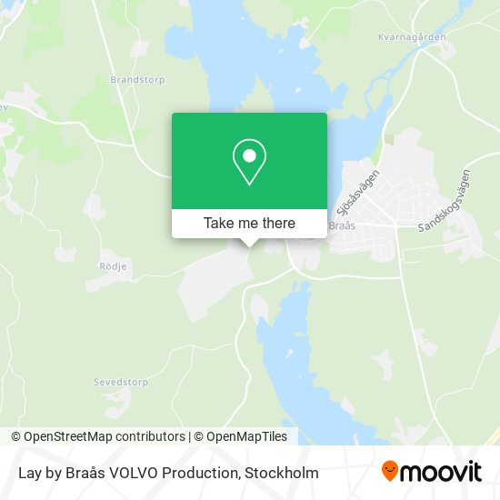 Lay by Braås VOLVO Production map