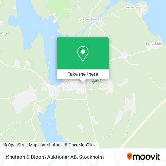 Knutson & Bloom Auktioner AB map